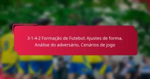 Read more about the article 3-1-4-2 Formação de Futebol: Ajustes de forma, Análise do adversário, Cenários de jogo