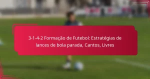 Read more about the article 3-1-4-2 Formação de Futebol: Estratégias de lances de bola parada, Cantos, Livres