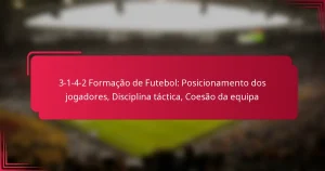 Read more about the article 3-1-4-2 Formação de Futebol: Posicionamento dos jogadores, Disciplina táctica, Coesão da equipa