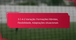 Read more about the article 3-1-4-2 Variação: Formações híbridas, Flexibilidade, Adaptações situacionais